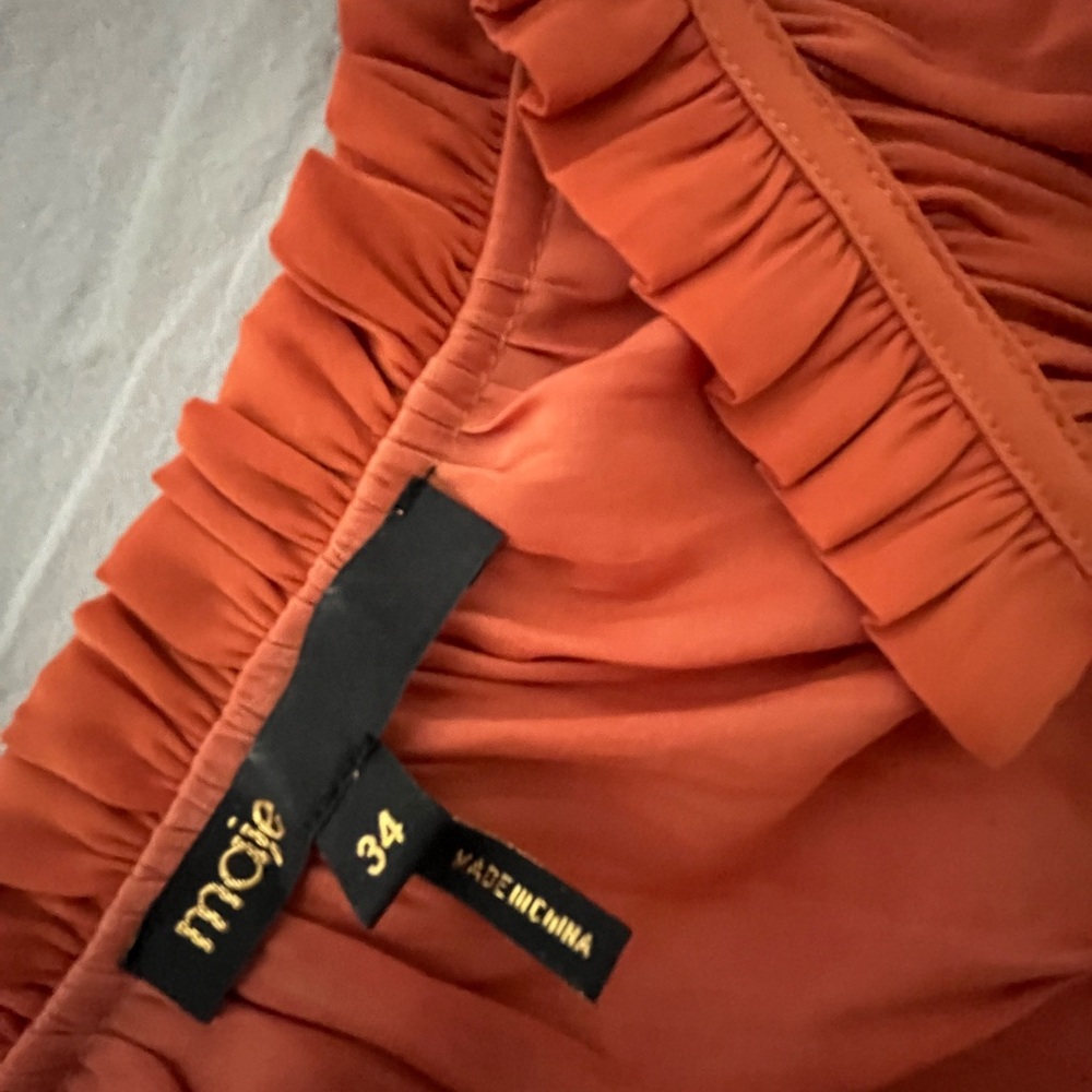 Maje Ruffle  Dress - Picture 5 of 7